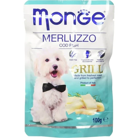Monge Grill Kabeljauw - Compleet hondenvoer, 100 g