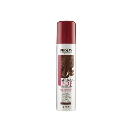 Dikson Pop Root Touch-Up - Spray retocador instantáneo para raíces de rubio oscuro, 75 ml