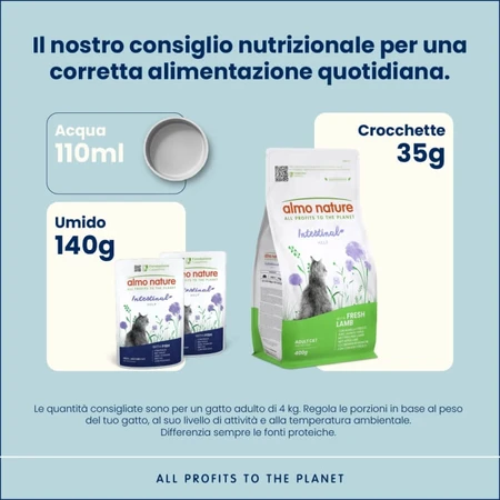 Almo Nature Holistic Digestive Help Fish – Alleinfuttermittel für Katzen mit empfindlichem Verdauungssystem, 70 g