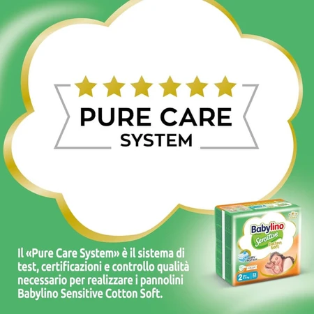 Babylino Sensitive - 64 pañales mini talla 2 (3–6 kg)