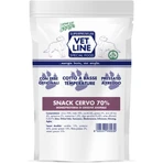 Vet Line 70 % Hirsch-Snack – kaltgepresster Hundesnack, 80 g