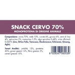 Vet Line 70 % Hirsch-Snack – kaltgepresster Hundesnack, 80 g