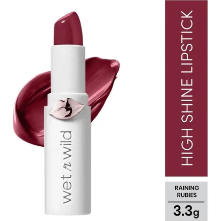Wet n Wild Mega Last High-Shine Lip Color – Glänzender Lippenstift – Raining Rubies