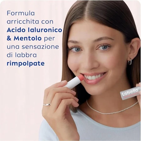 Labello Hyaluronsäure Lip Hydration Plus – Lippenbalsam – Rose