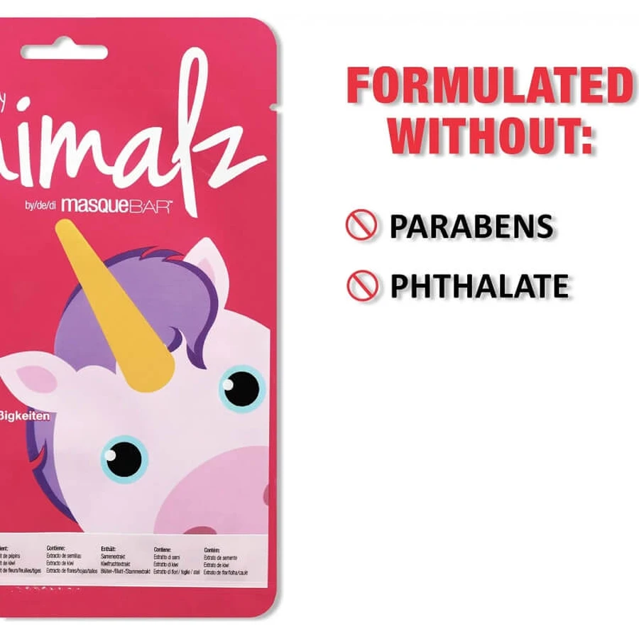 Mască Pretty Animalz Unicorn – mască din țesătură împotriva imperfecțiunilor