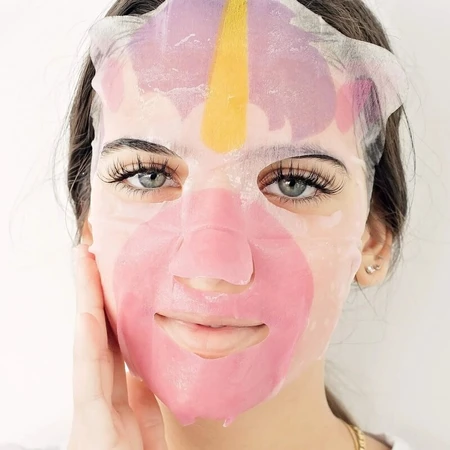 Mască Pretty Animalz Unicorn – mască din țesătură împotriva imperfecțiunilor
