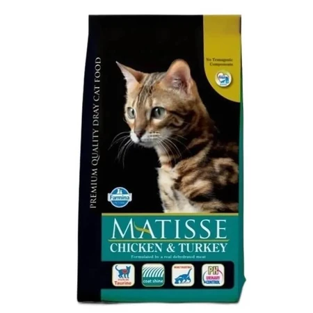 Farmina Matisse Pollo y Pavo - Alimento completo para gatos adultos, 10 kg