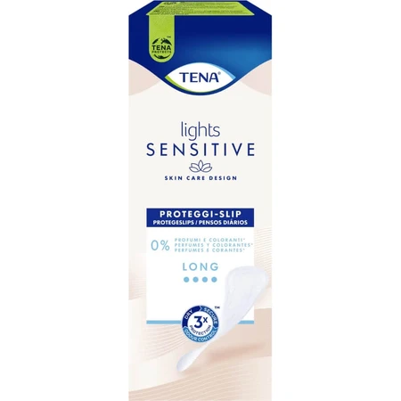 Tena Lights Sensitive - 20 salvaslips largos para la incontinencia urinaria