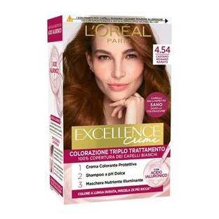 L'Oréal Paris Excellence Crème - Haarkleurbehandeling nr. 4.54 Koperkleurig mahoniebruin