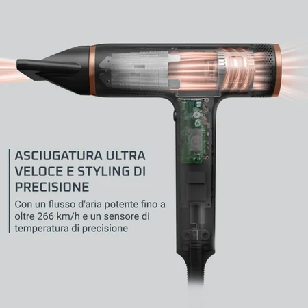 Rowenta Hy8310 nano - Compact, High-Speed Brushless Hair Dryer