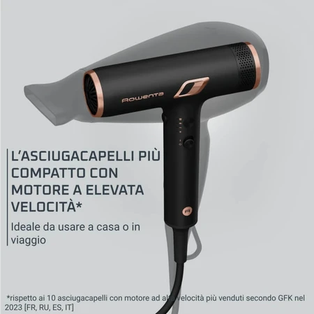 Rowenta Hy8310 nano - Compact, High-Speed Brushless Hair Dryer