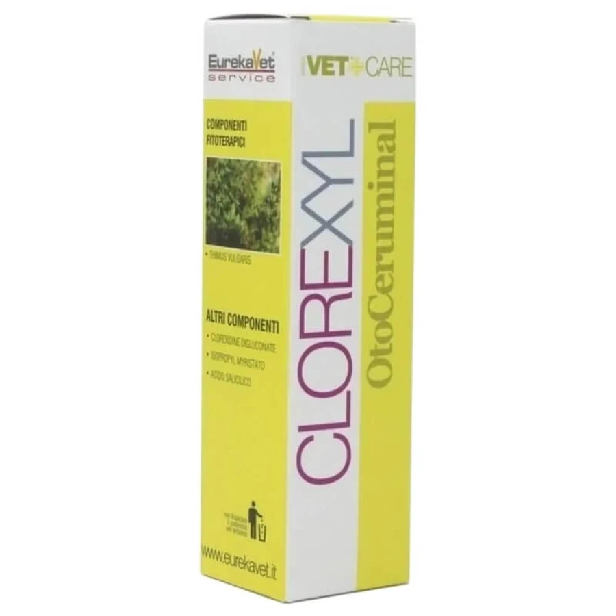 Eurekavet Clorexyl Otoceruminal - Oorverzorgingsoplossing voor oorhygiëne en het verwijderen van oorsmeer, 100 ml