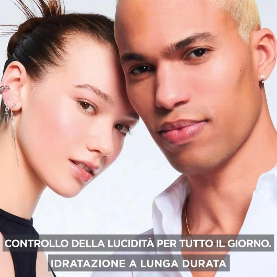 Garnier PureActive Air Cream – AHA+BHA mit Aktivkohle – Leichte mattierende Creme 50 ml