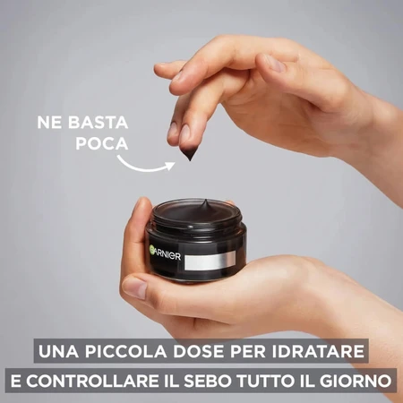 Garnier PureActive Air Cream – AHA+BHA mit Aktivkohle – Leichte mattierende Creme 50 ml