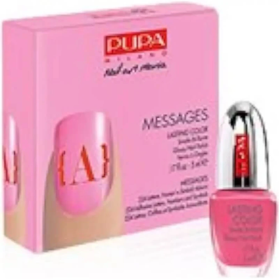 Pupa Messages - Esmalte de uñas con letras n.º 04 «Red Messages»