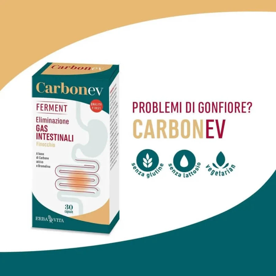 Carbon EV Ferment 30 capsules - dietary supplement for gut health