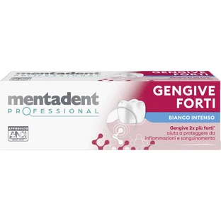 Mentadent Professional - Dentifrice pour des gencives solides, blancheur intense, 75 ml