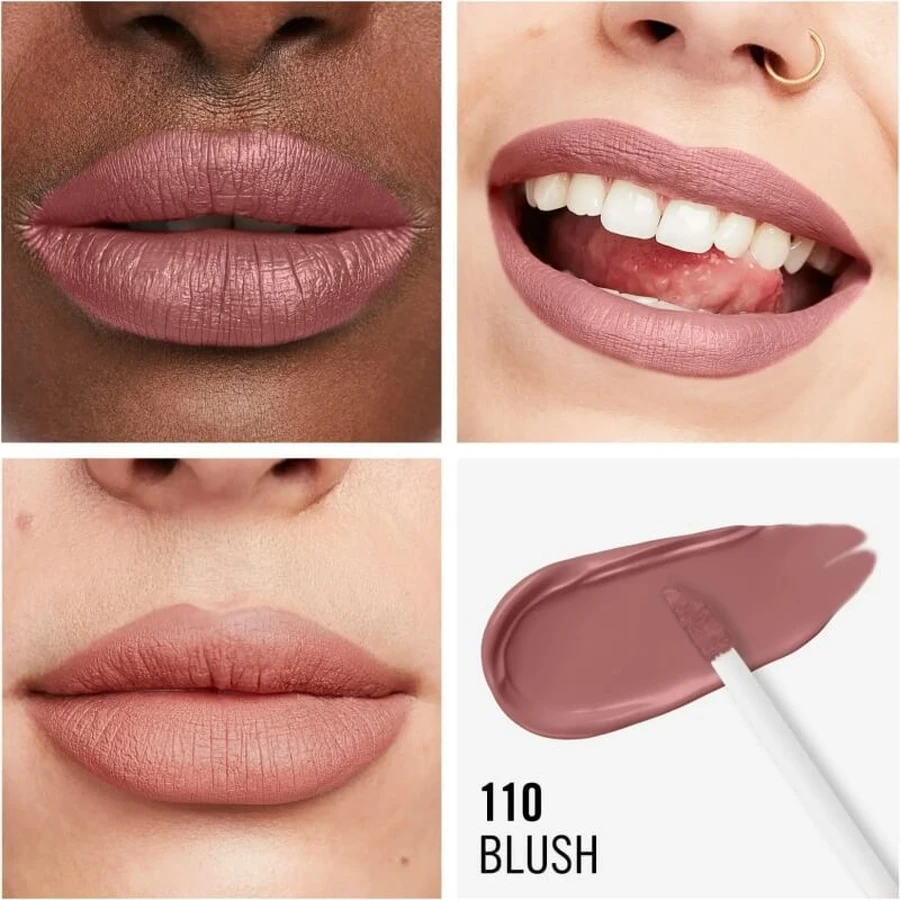 Rimmel Lasting Mega Matte – Flüssig-Lippenstift Nr. 110 Blush