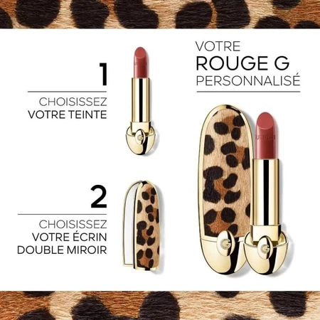 Guerlain Rouge G – Etui mit doppeltem Spiegel – Le Fauve