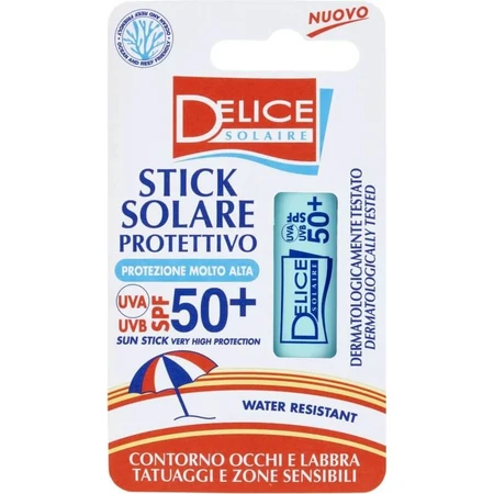 Delice solaire Stick de protecție solară SPF 50+, protecție foarte ridicată, 5,5 ml