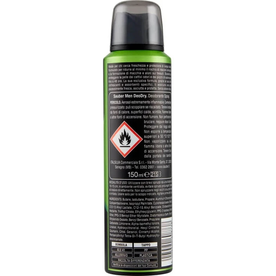 Sauber Deodry Fresh &amp; Dry 48h – Deodorant-Spray 150 ml