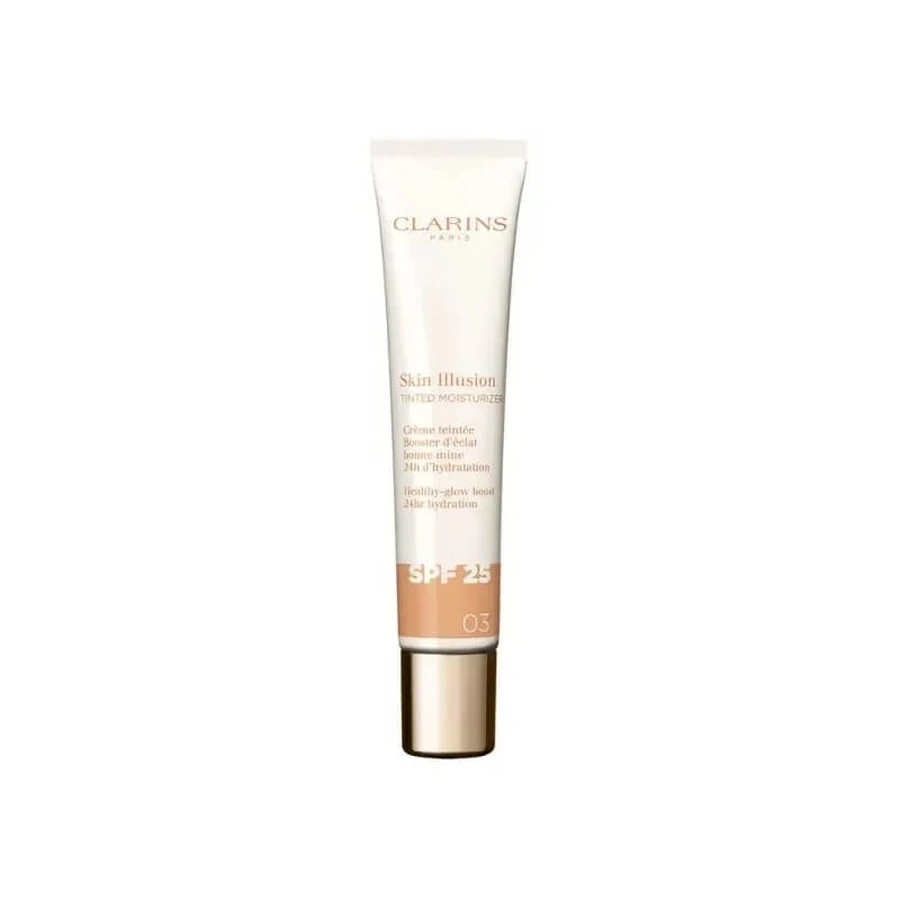 Clarins Skin Illusion Tinted Moisturizer - Getinte vochtinbrengende crème SPF 25, nr. 03