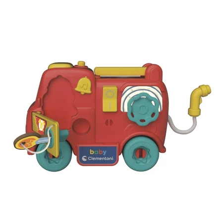 Camión de bomberos Montessori de Clementoni para bebés - Centro de actividades para niños a partir de 18 meses