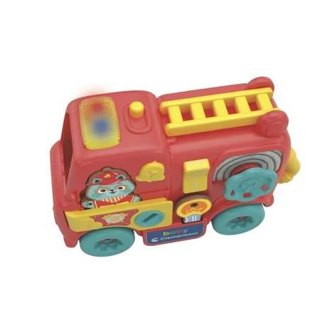 Camión de bomberos Montessori de Clementoni para bebés - Centro de actividades para niños a partir de 18 meses