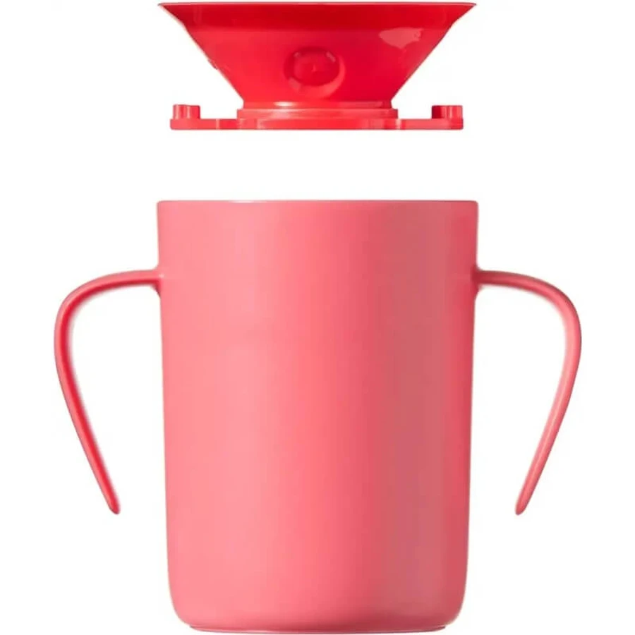 Tommee Tippee Easiflow 360° - Cup with Handles, 6m+ - Pink
