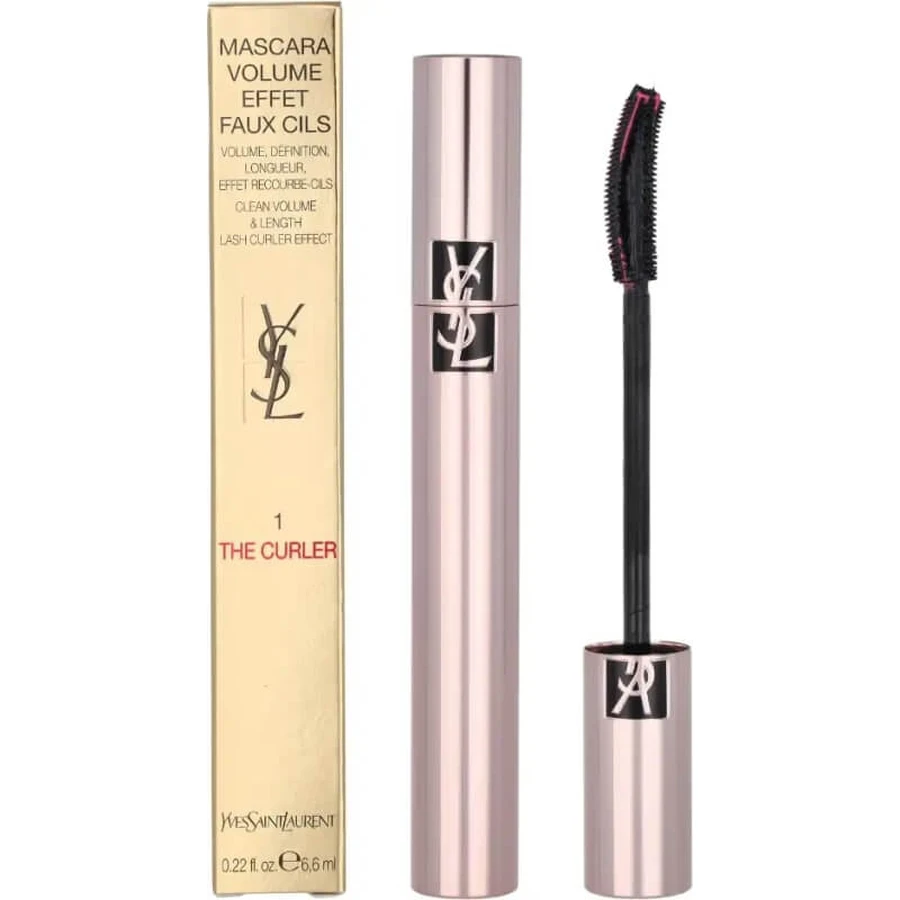 Yves Saint Laurent Volume Effet Faux Cils The Curler - Máscara de pestañas Rebellious Black
