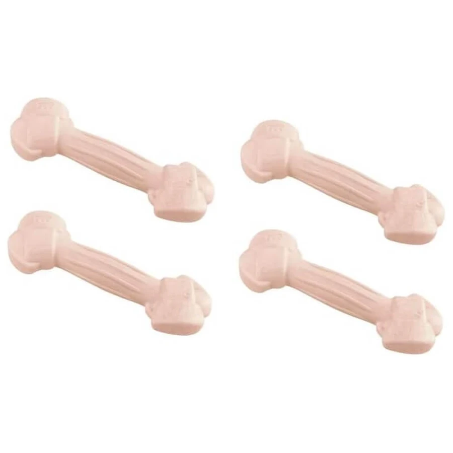 Ferplast Goodbite Natural - Os à mâcher pour l'hygiène dentaire, saveur jambon, taille XS, 15 g