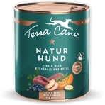 Terra Canis Naturhund Carne de vacuno y caza - Pienso húmedo completo para perros, 800 g
