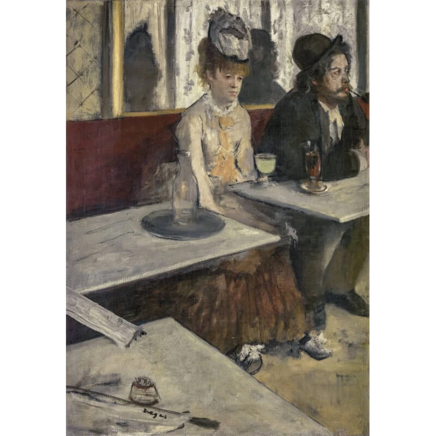 Colección del Museo Clementoni: «En un café», de Degas — Rompecabezas de 1.000 piezas para adultos, 70 x 50 cm