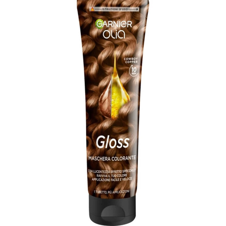Garnier Olia Gloss – Farbverstärkende Haarkur für „Cowboy Copper Brown“, 150 ml