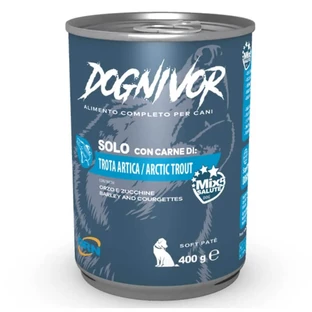 Drn Dognivor Forel, Gerst en Courgette – Compleet natvoer voor honden, 400 g