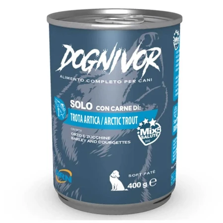 Drn Dognivor Forel, Gerst en Courgette – Compleet natvoer voor honden, 400 g