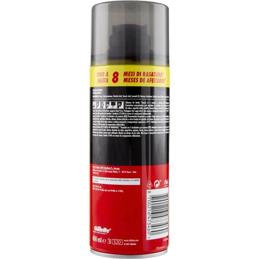 Gillette Original Scent Shaving Foam, 400 ml