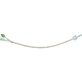 Clear silicone two-way Foley catheter, size 16