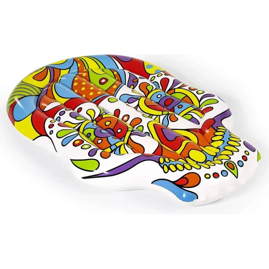 Bestway Fiesta Skull – Aufblasbare Insel in Totenkopfform