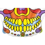 Bestway Fiesta Skull – Aufblasbare Insel in Totenkopfform