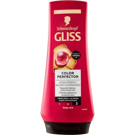 Testanera Gliss Brilliant Color - Acondicionador protector del color, 200 ml
