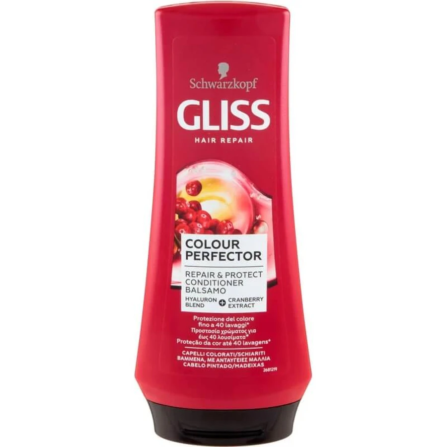 Testanera Gliss Brilliant Color - Acondicionador protector del color, 200 ml