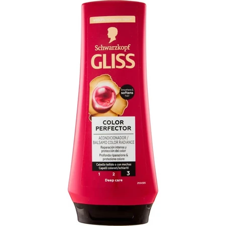 Testanera Gliss Brilliant Color - Acondicionador protector del color, 200 ml