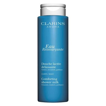 Clarins Aroma Eau Ressourçante Douce Lactée Délassante - Crema de ducha nutritiva y relajante, 200 ml
