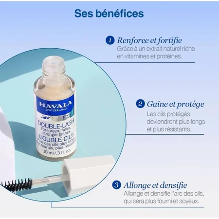 Mavala Double Cils - Eyelash Strengthening Treatment, 10 ml