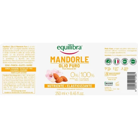Equilibra Süßmandelöl für die Hautelastizität, 250 ml