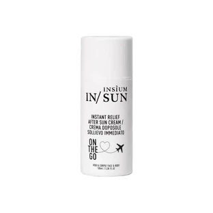 Insium Ins in/sun on the go - Crème après-soleil pour un soulagement immédiat du visage et du corps, 100 ml