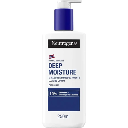 Neutrogena Deep Moisture - Fast-Absorbing Body Lotion, 200 ml