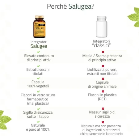 Salugea dimasal, noua formulă, 60 de capsule – supliment alimentar pentru greutatea corporală