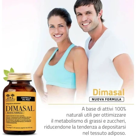 Salugea dimasal, noua formulă, 60 de capsule – supliment alimentar pentru greutatea corporală